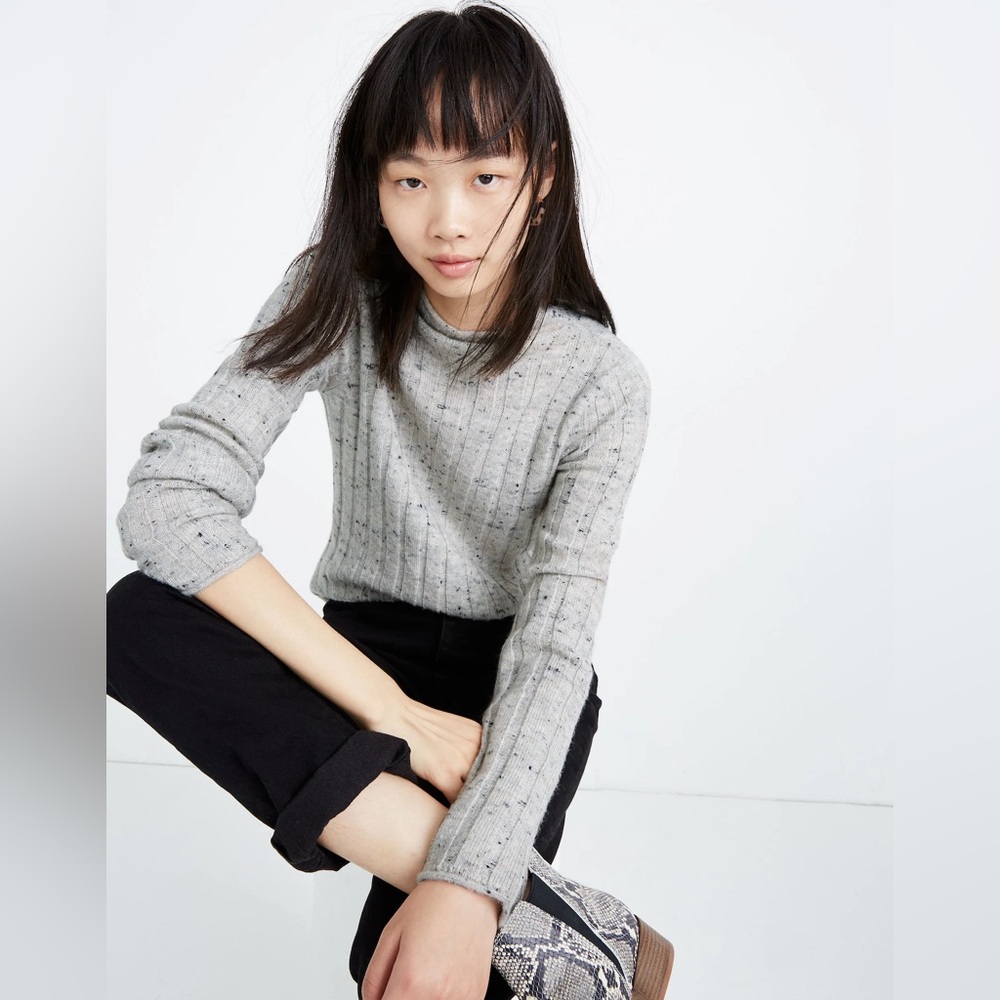 Madewell Donegal Evercrest Turtleneck Sweater in
Coziest Yarn Sz XS EUC